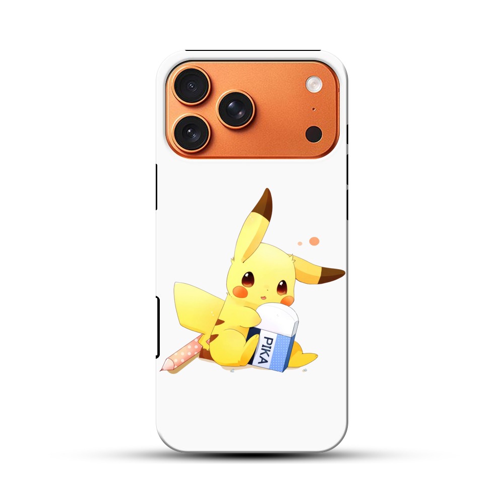 ピカチュウと消しゴム iPhone 17 Pro Maxオリジナル耐衝撃ケース