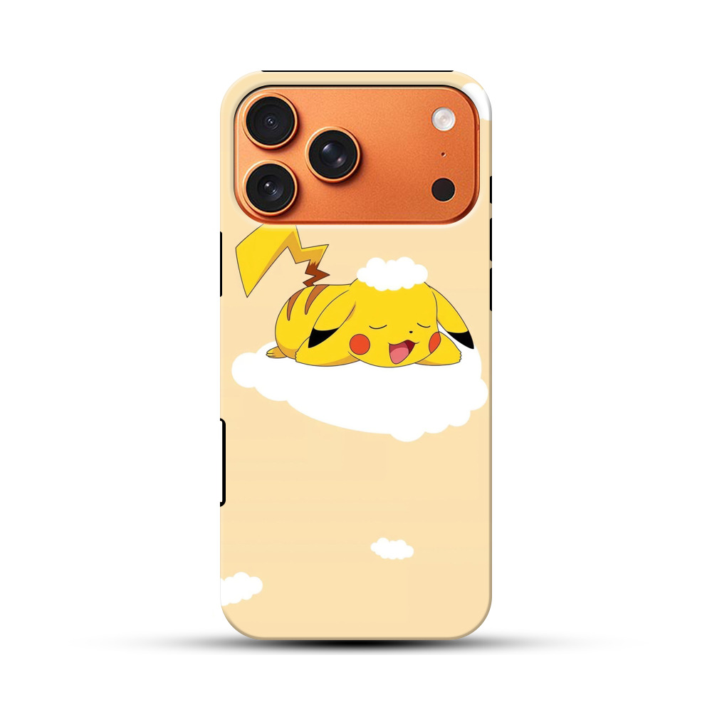 雲で眠るピカチュウ iPhone 17 Pro Maxオリジナル耐衝撃ケース