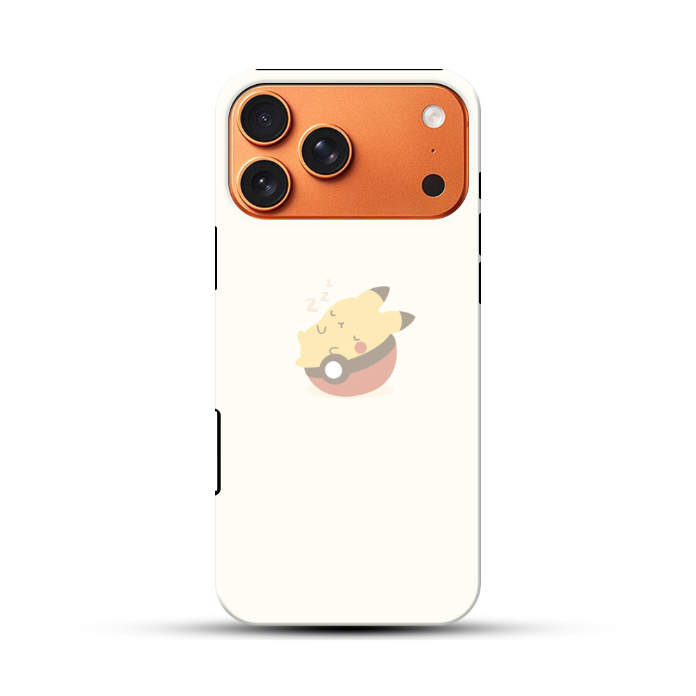 寝るピカチュウ iPhone 17 Pro Maxオリジナル耐衝撃ケース