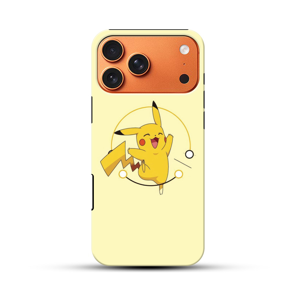 笑うピカチュウ iPhone 17 Pro Maxオリジナル耐衝撃ケース