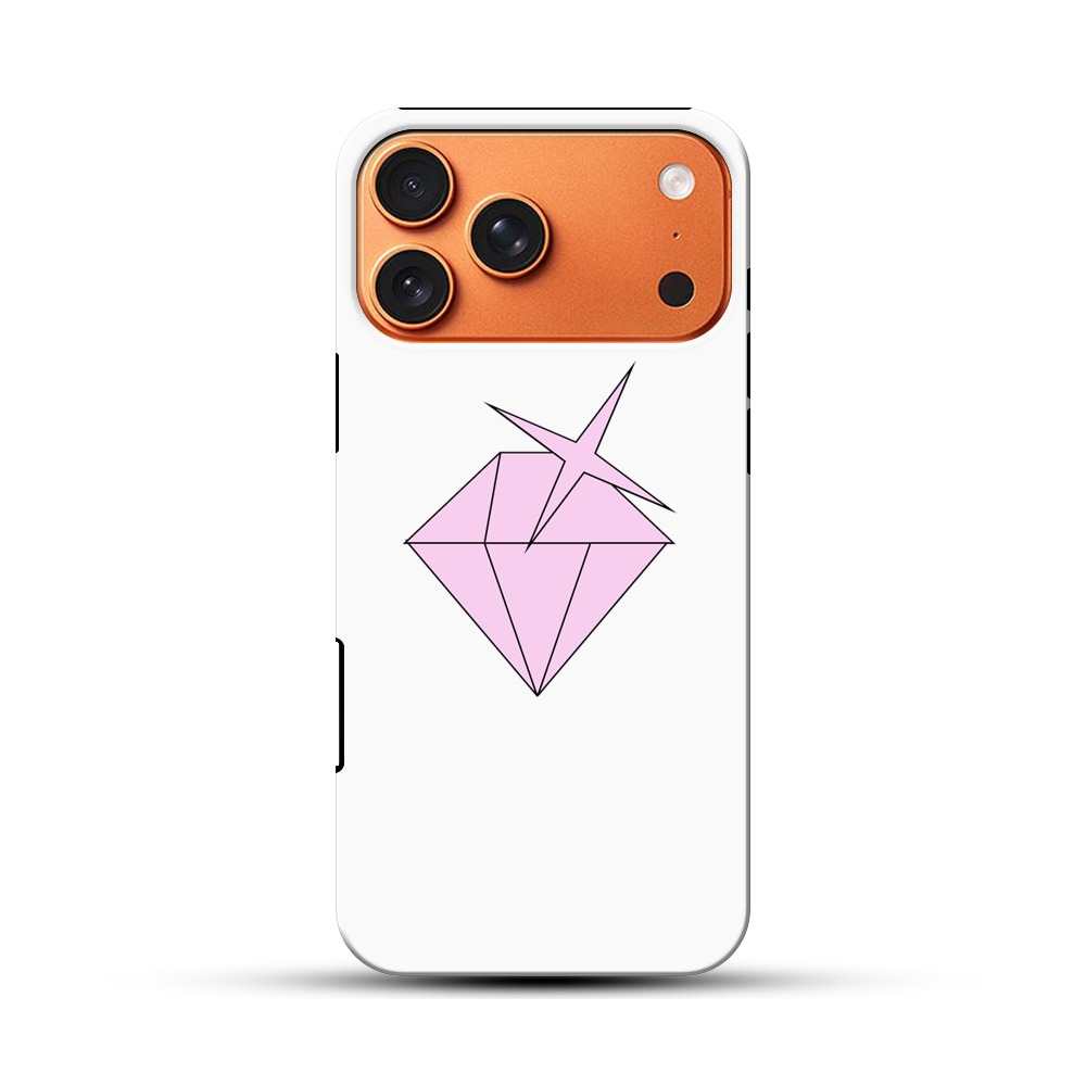 ピンクのダイヤモンド iPhone 17 Pro Maxオリジナル耐衝撃ケース