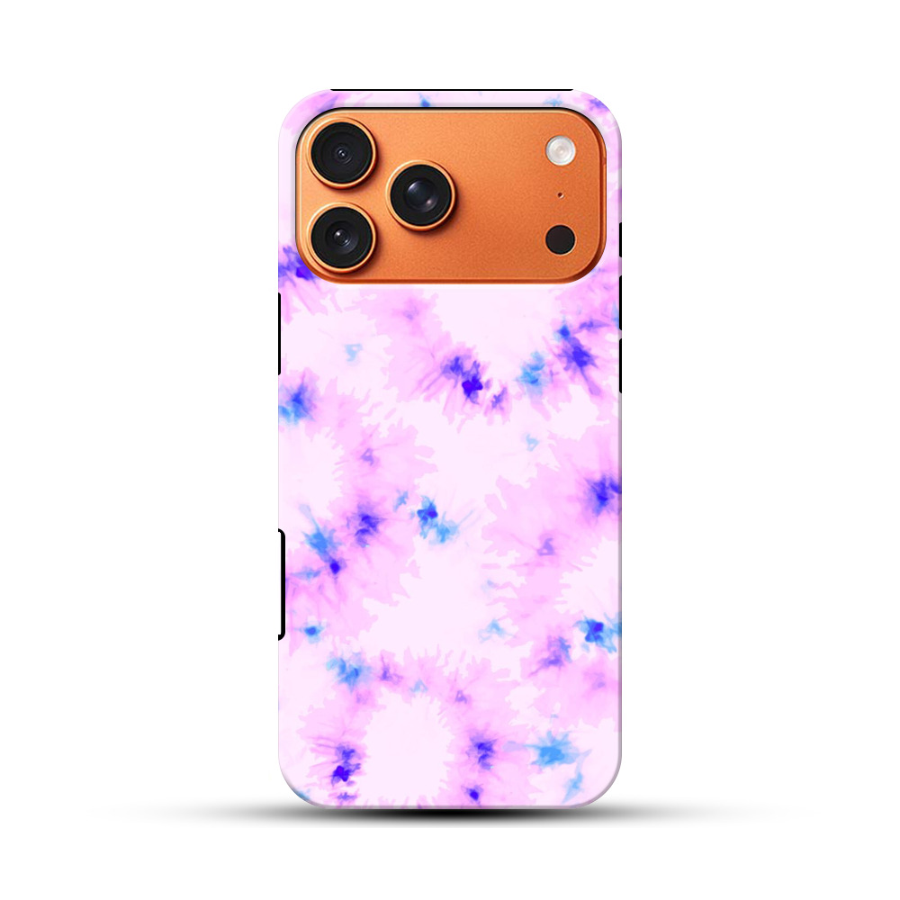 ピンクのタイダイ模様 iPhone 17 Pro Maxオリジナル耐衝撃ケース