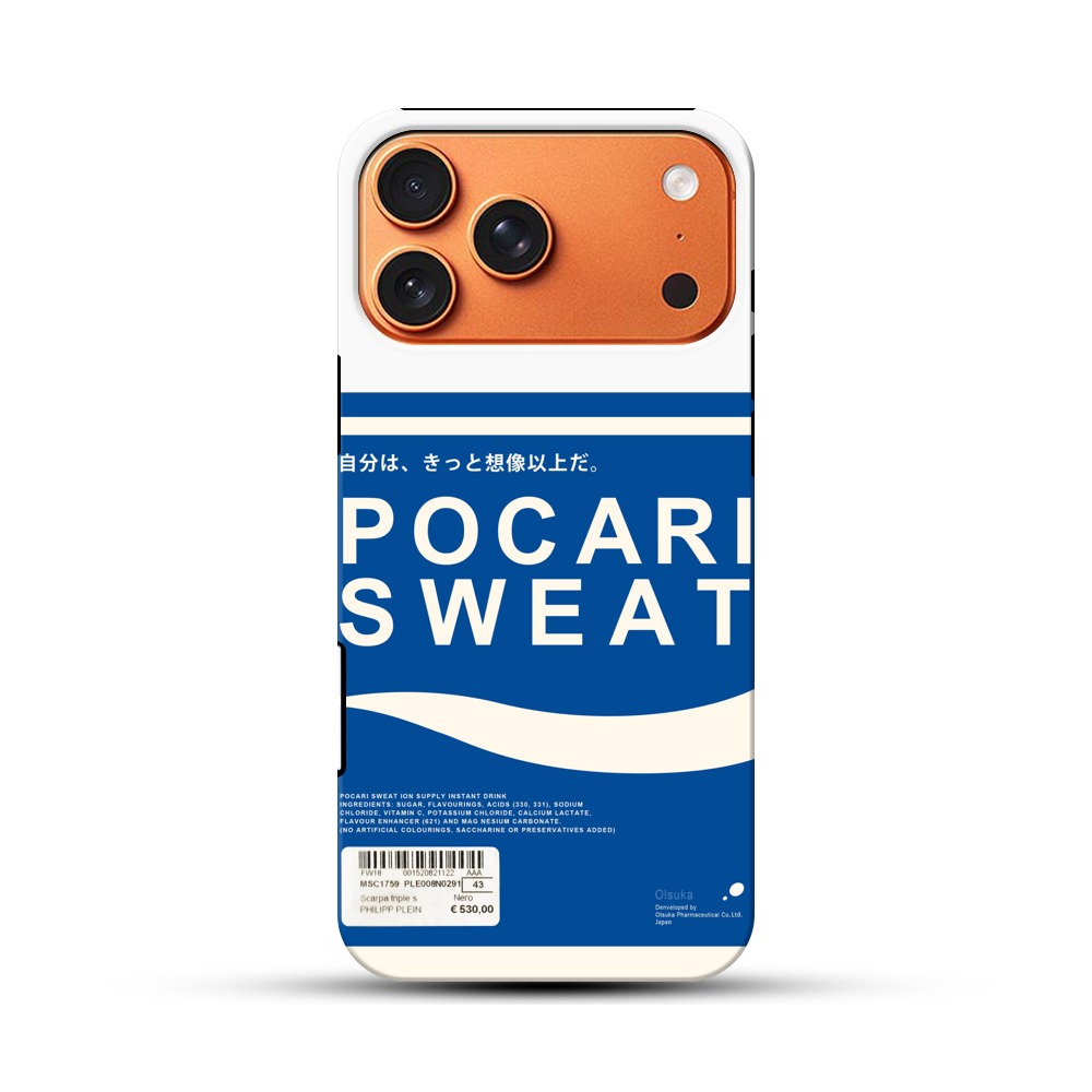 ポカリスエットロゴ iPhone 17 Pro Maxオリジナル耐衝撃ケース