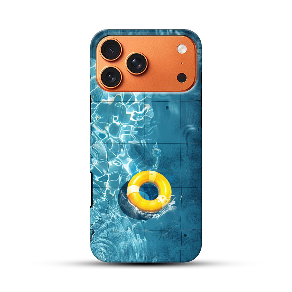 プールの浮き輪 iPhone 17 Pro Maxオリジナル耐衝撃ケース