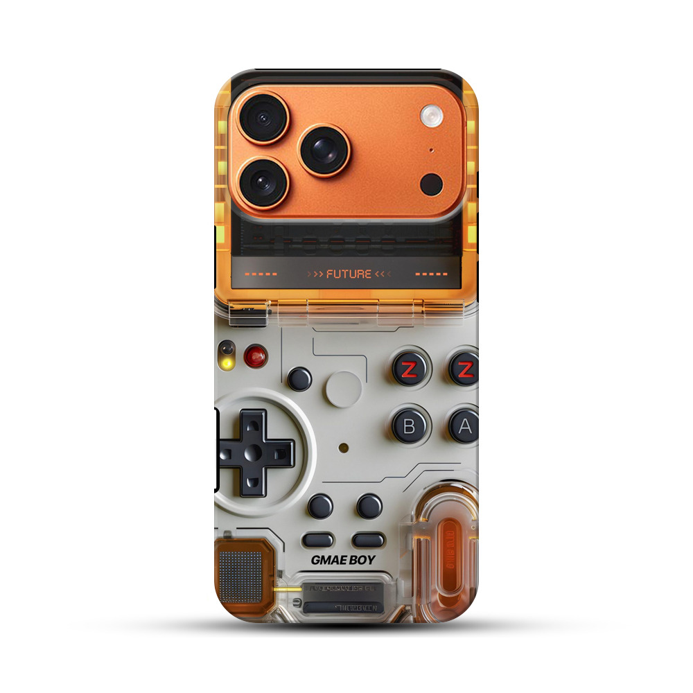 未来的ゲーム機ボタン iPhone 17 Pro Maxオリジナル耐衝撃ケース