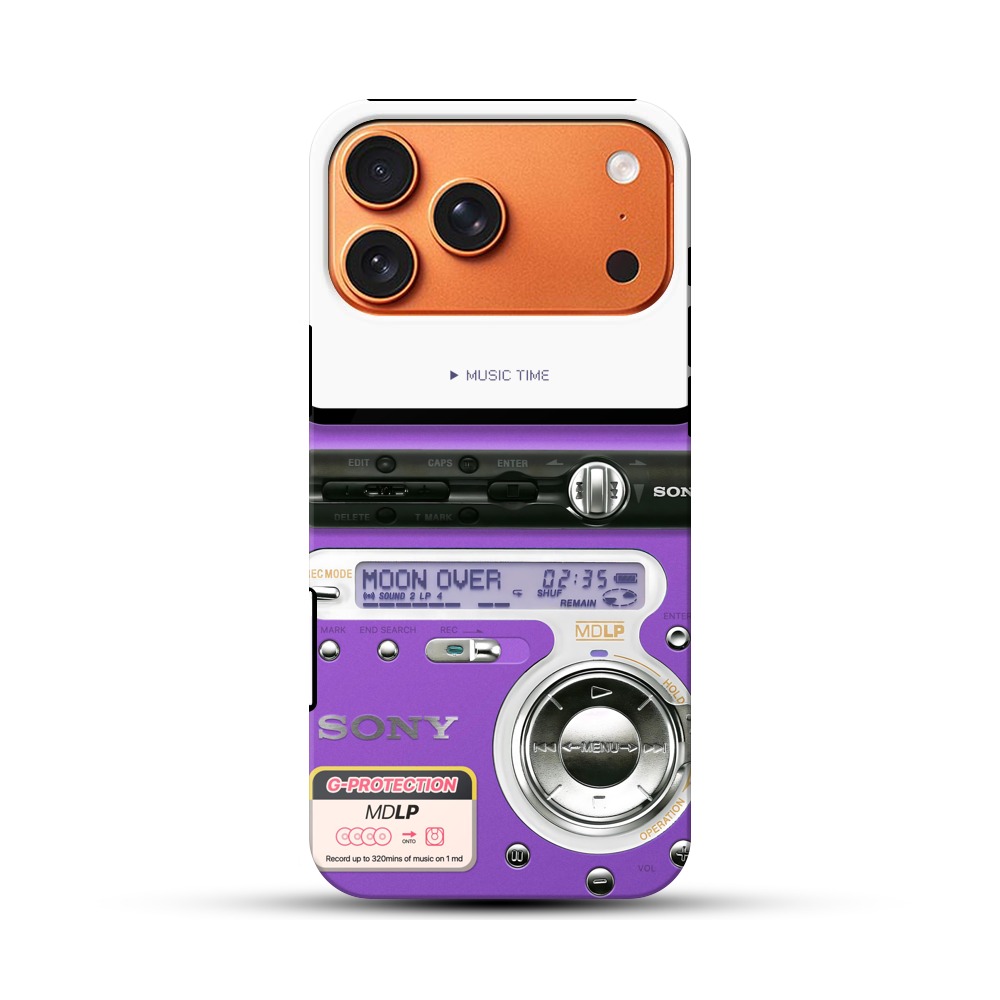 レトロなソニーウォークマン iPhone 17 Pro Maxオリジナル耐衝撃ケース