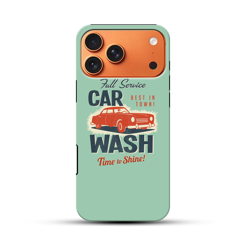 レトロな車のイラスト car-wash レトロな車のイラスト car-wash