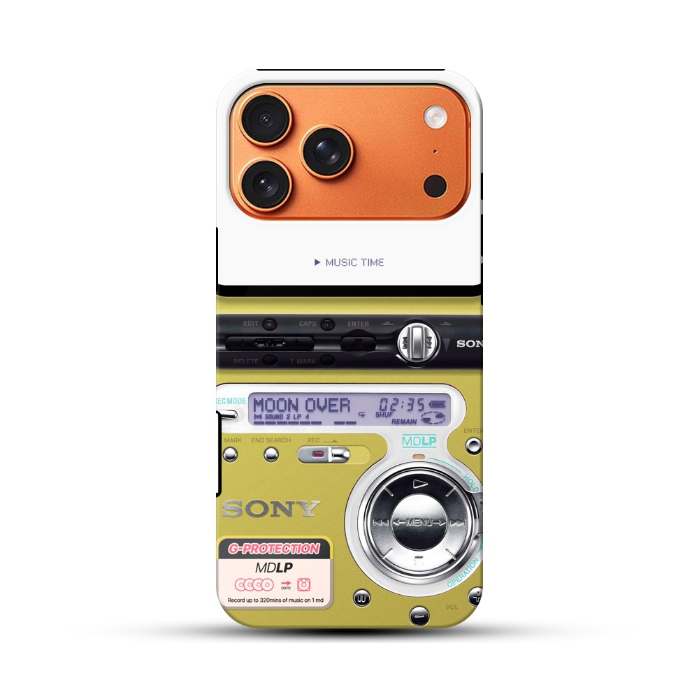 ソニーMDプレーヤー iPhone 17 Pro Maxオリジナル耐衝撃ケース