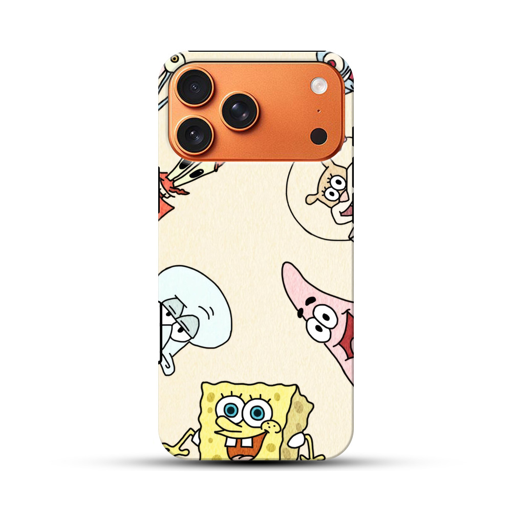 スポンジボブの仲間たち iPhone 17 Pro Maxオリジナル耐衝撃ケース