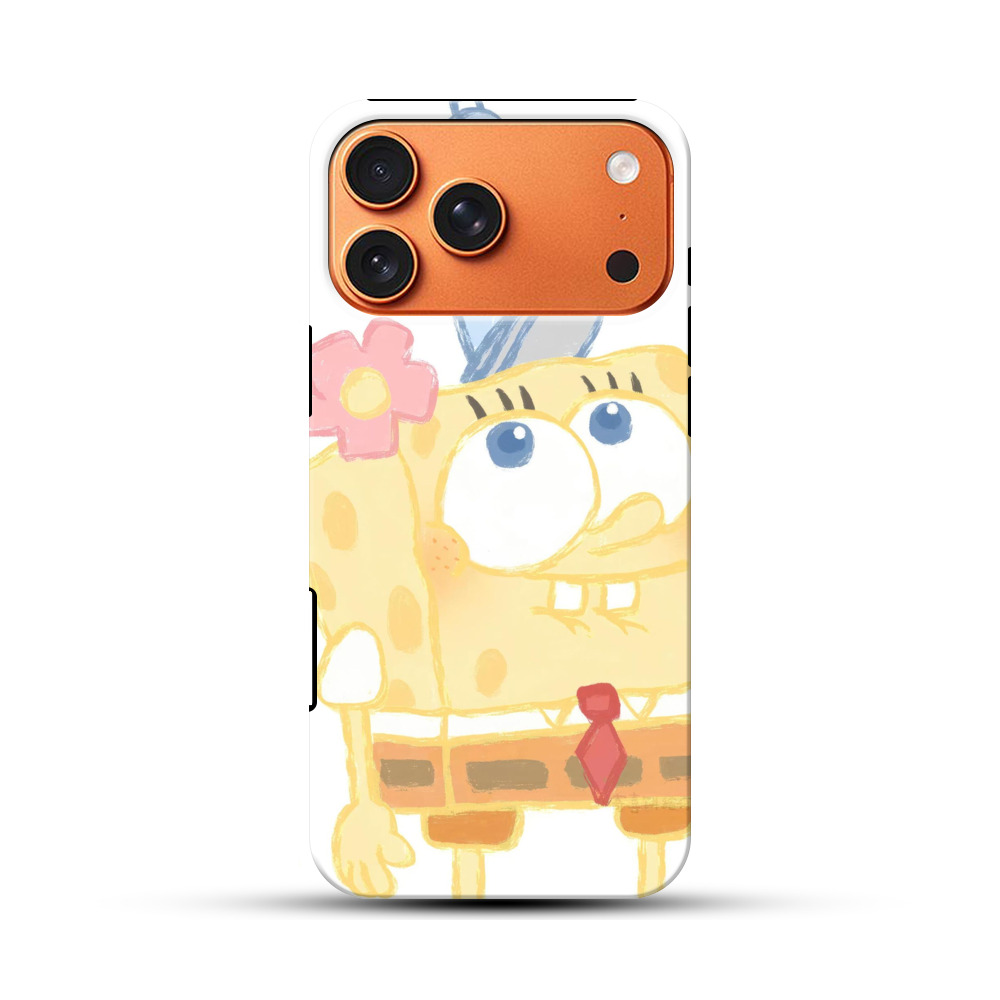 スポンジキャラクター iPhone 17 Pro Maxオリジナル耐衝撃ケース