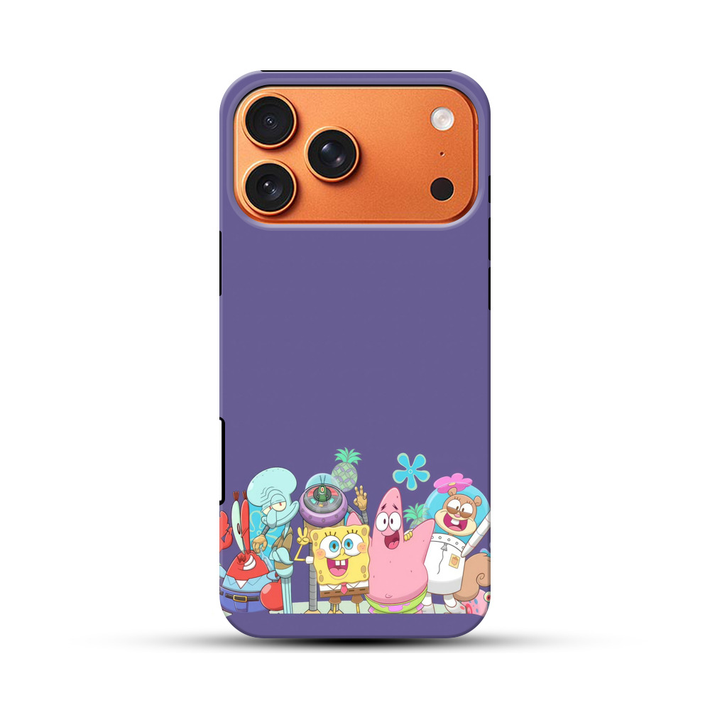 スポンジボブと仲間たち iPhone 17 Pro Maxオリジナル耐衝撃ケース