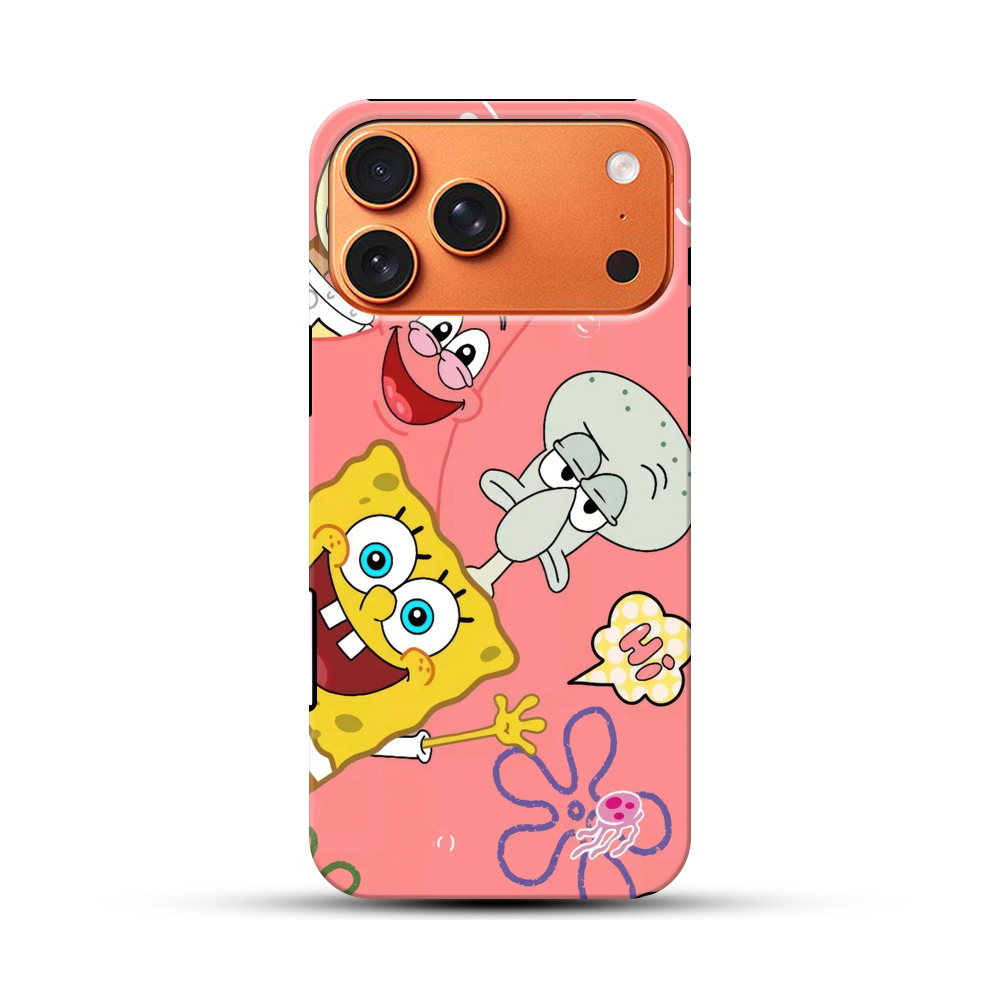 スポンジボブと仲間たち iPhone 17 Pro Maxオリジナル耐衝撃ケース