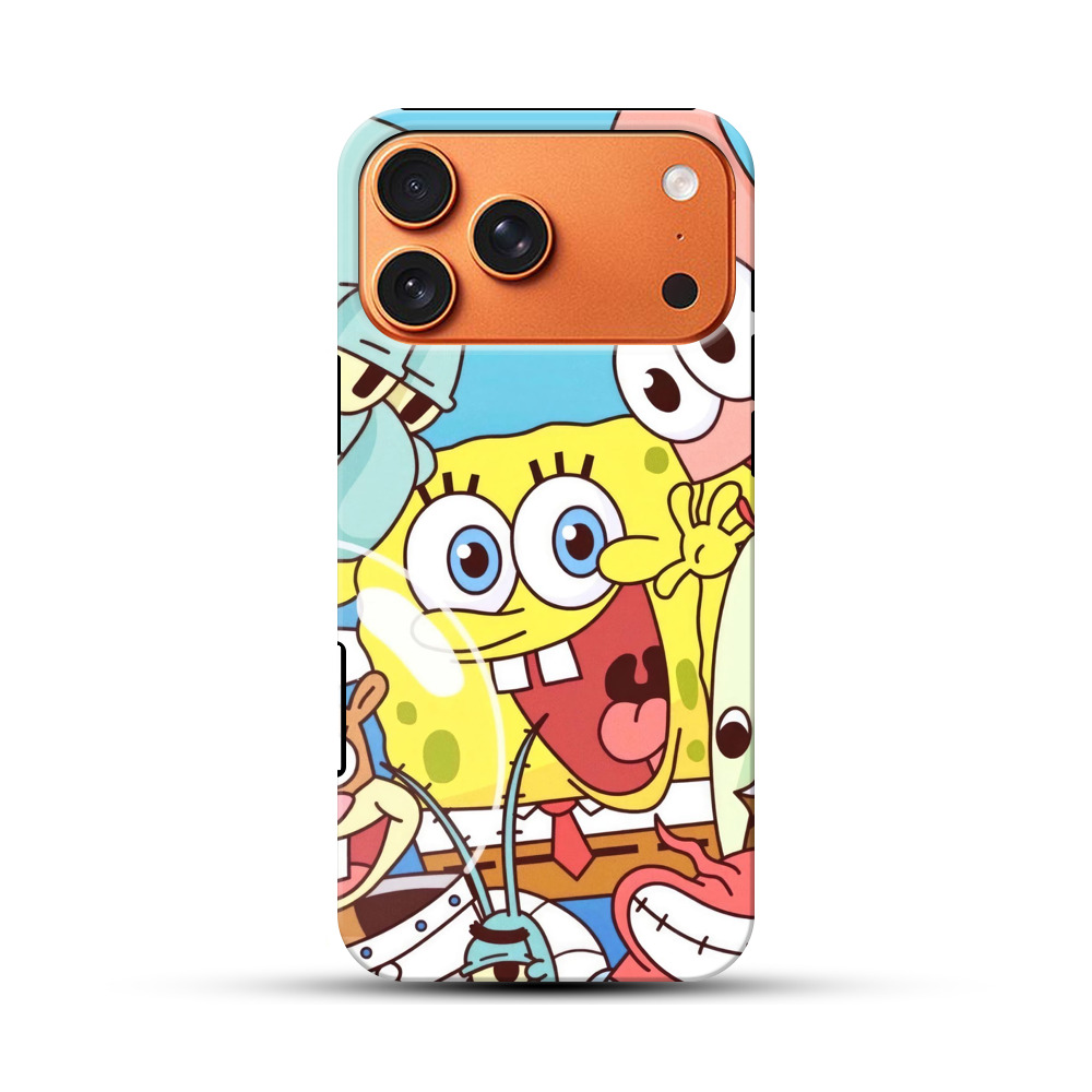 スポンジボブの仲間たち iPhone 17 Pro Maxオリジナル耐衝撃ケース