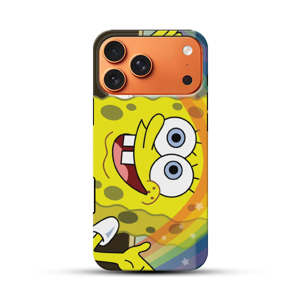 スポンジボブの笑顔 iPhone 17 Pro Maxオリジナル耐衝撃ケース