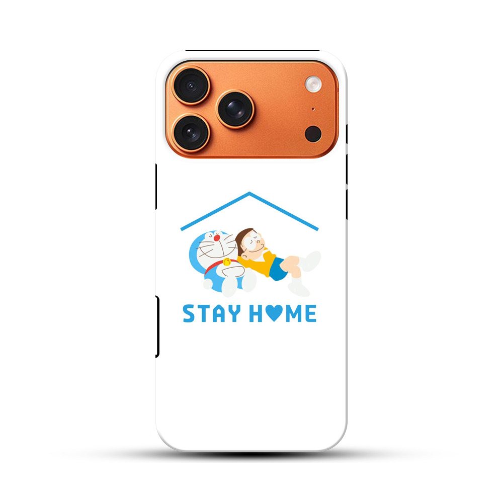 ドラえもんステイホーム iPhone 17 Pro Maxオリジナル耐衝撃ケース