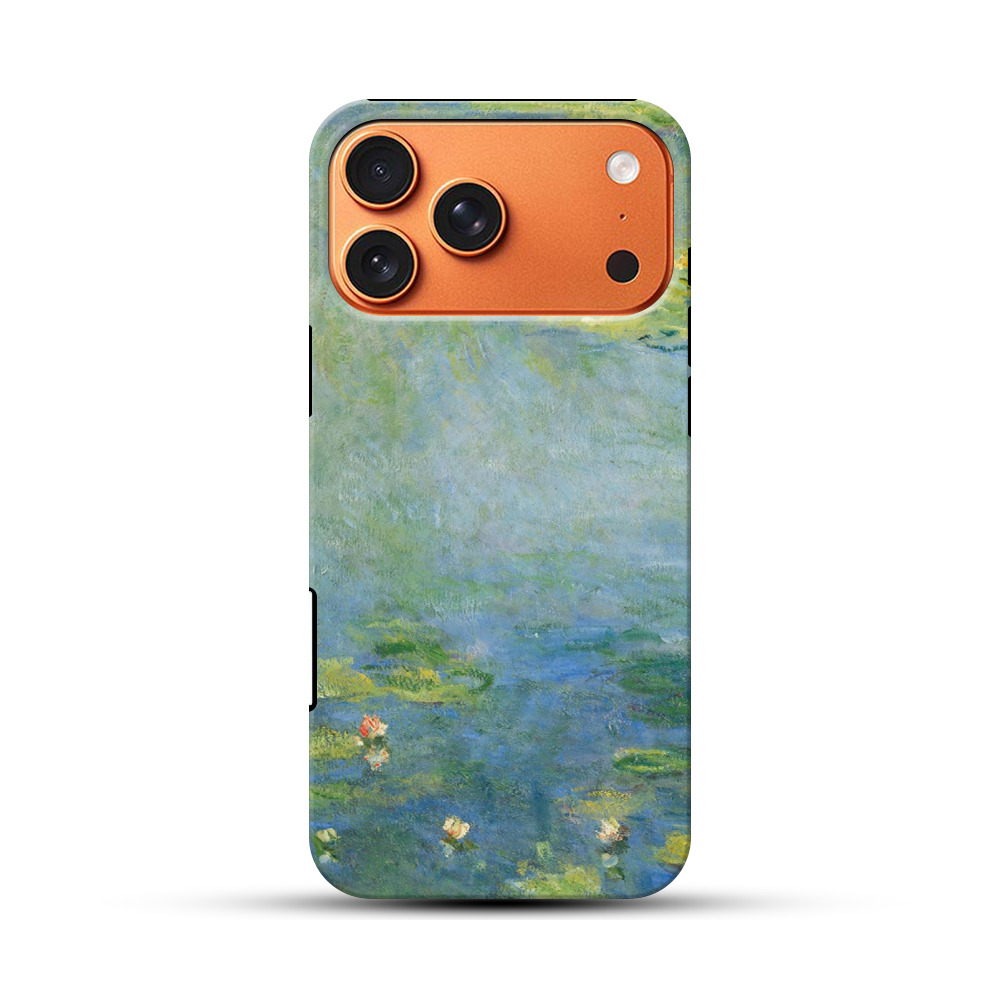 睡蓮の水面アート iPhone 17 Pro Maxオリジナル耐衝撃ケース