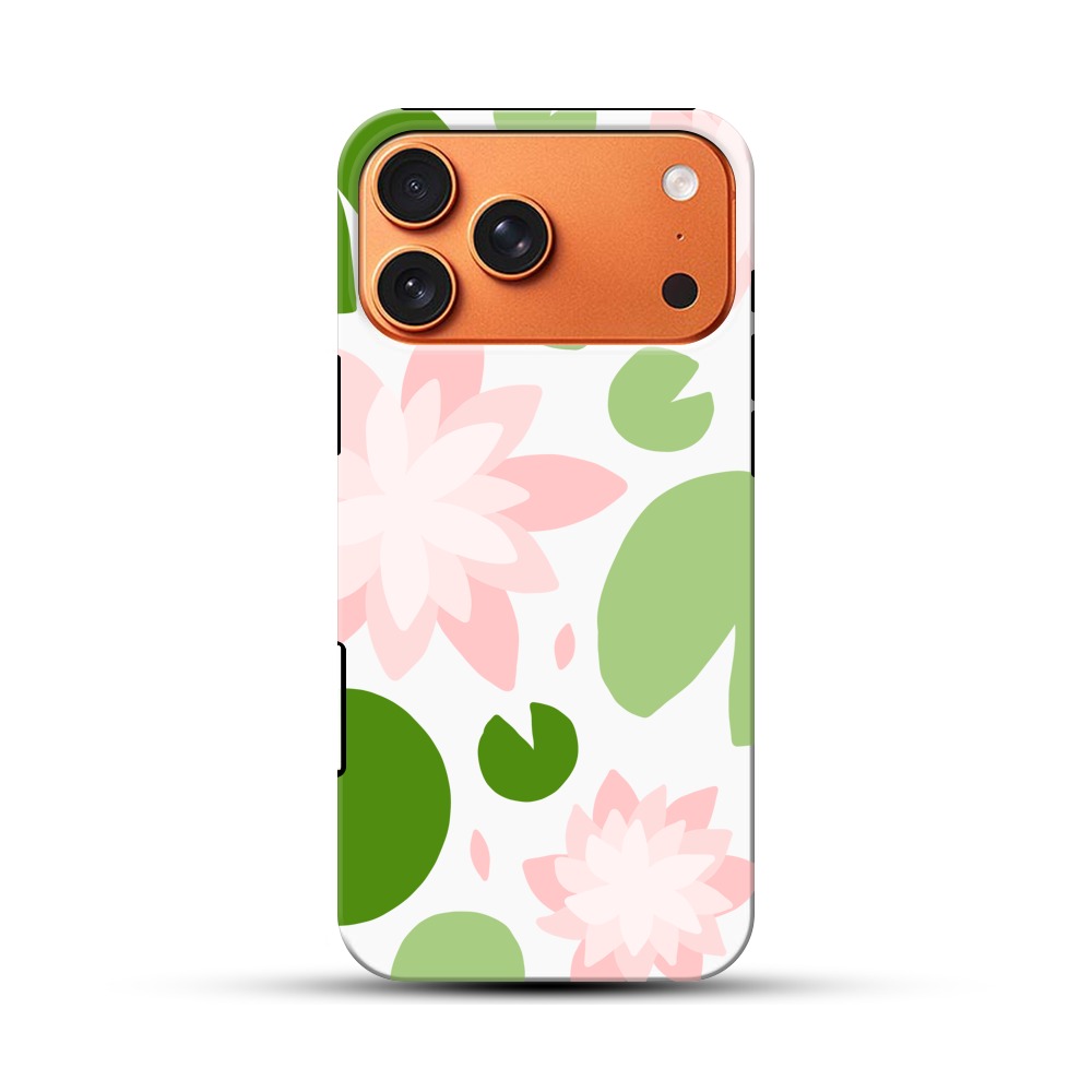 睡蓮の花と葉 iPhone 17 Pro Maxオリジナル耐衝撃ケース