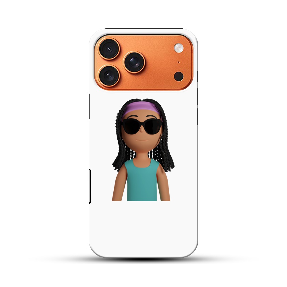 サングラスをかけたキャラクター iPhone 17 Pro Maxオリジナル耐衝撃ケース