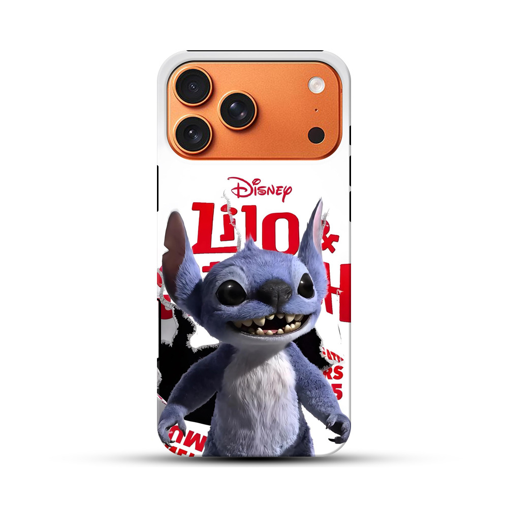 スティッチのアップ iPhone 17 Pro Maxオリジナル耐衝撃ケース