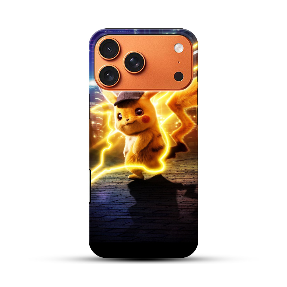 探偵ピカチュウ iPhone 17 Pro Maxオリジナル耐衝撃ケース