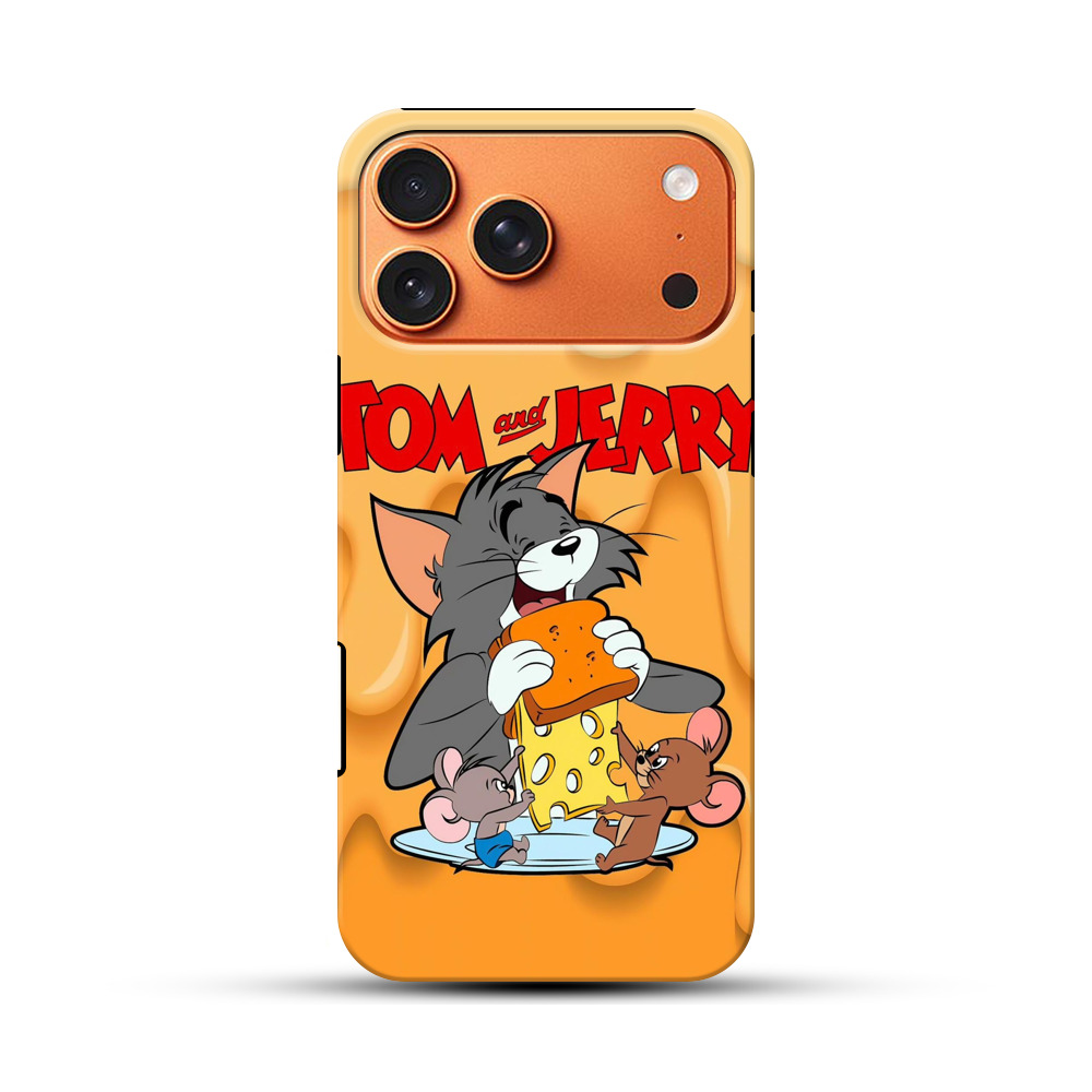 トムとチーズの楽しい iPhone 17 Pro Maxオリジナル耐衝撃ケース