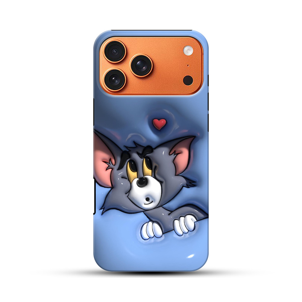 トムとハートの笑顔 iPhone 17 Pro Maxオリジナル耐衝撃ケース