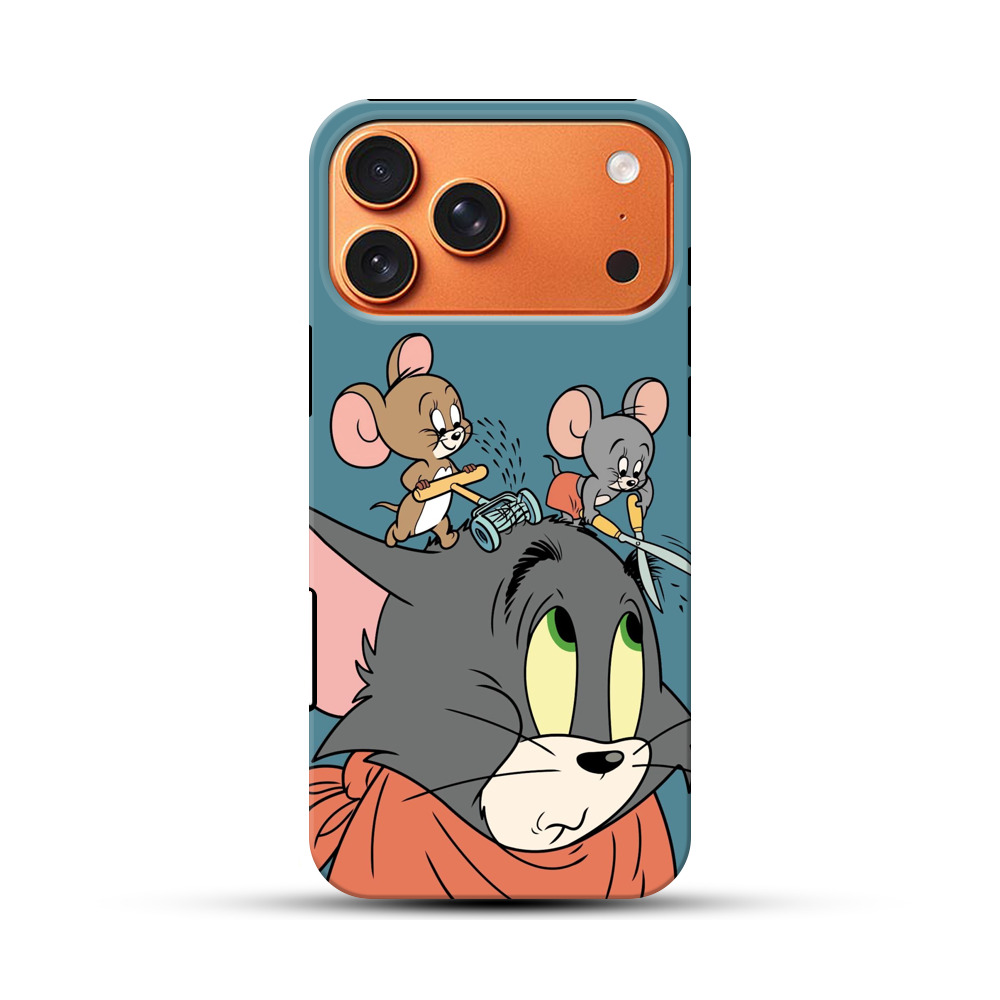 ジェリーとトムのいたずら iPhone 17 Pro Maxオリジナル耐衝撃ケース