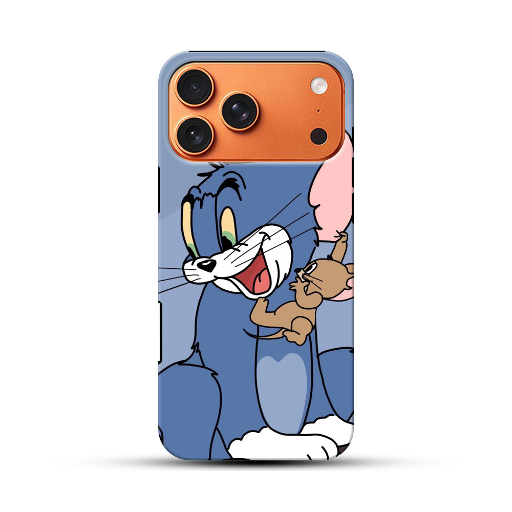 トムとジェリーの仲良し iPhone 17 Pro Maxオリジナル耐衝撃ケース