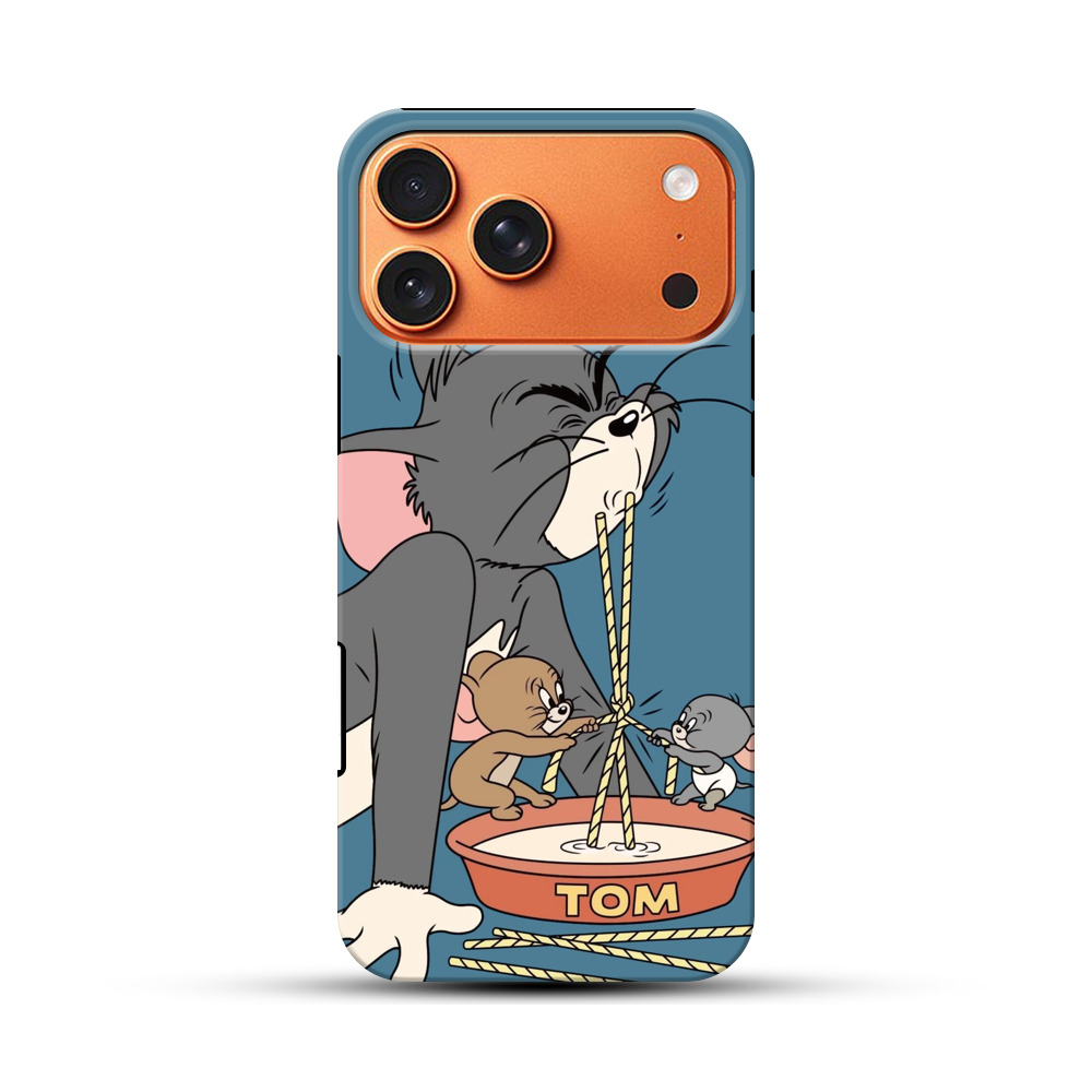 トムとジェリーの一幕 iPhone 17 Pro Maxオリジナル耐衝撃ケース