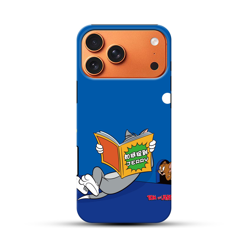 トムとジェリー読書シーン iPhone 17 Pro Maxオリジナル耐衝撃ケース