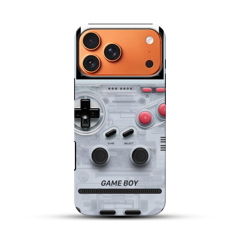 透明レトロゲームコントローラー iPhone 17 Pro Maxオリジナル耐衝撃ケース