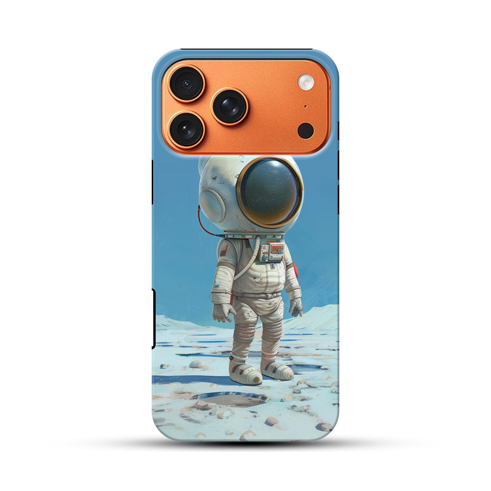 月面の宇宙飛行士 iPhone 17 Pro Maxオリジナル耐衝撃ケース