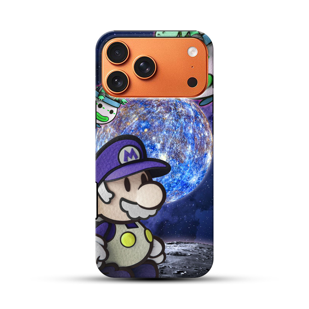 宇宙と紫帽子の冒険者 iPhone 17 Pro Maxオリジナル耐衝撃ケース