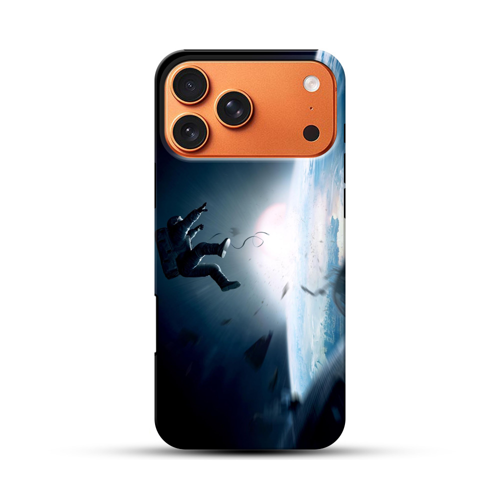 宇宙遊泳中の宇宙飛行士 iPhone 17 Pro Maxオリジナル耐衝撃ケース