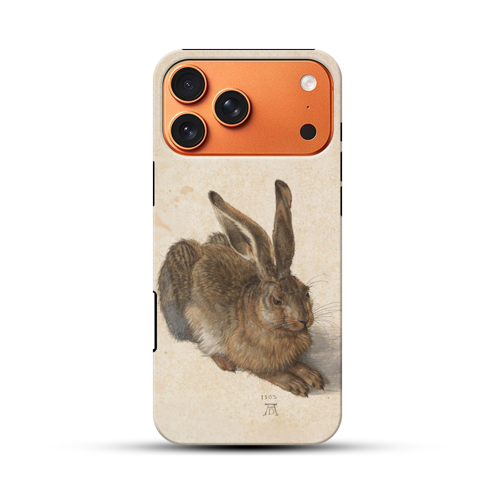 リアルなウサギの描写 iPhone 17 Pro Maxオリジナル耐衝撃ケース