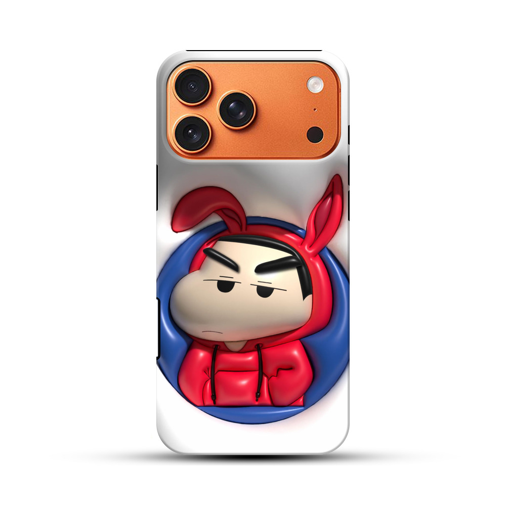 うさぎ耳フードのキャラ iPhone 17 Pro Maxオリジナル耐衝撃ケース