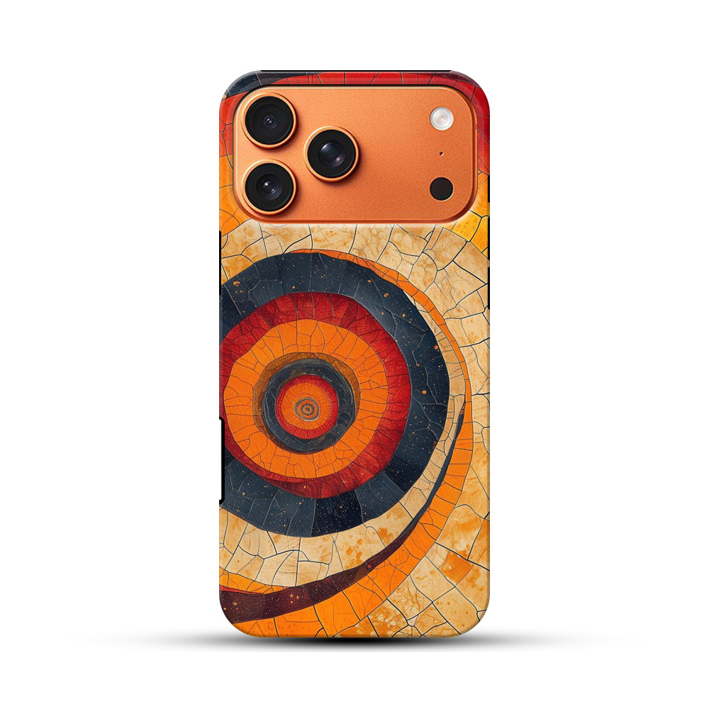 鮮やかな渦巻き模様 iPhone 17 Pro Maxオリジナル耐衝撃ケース