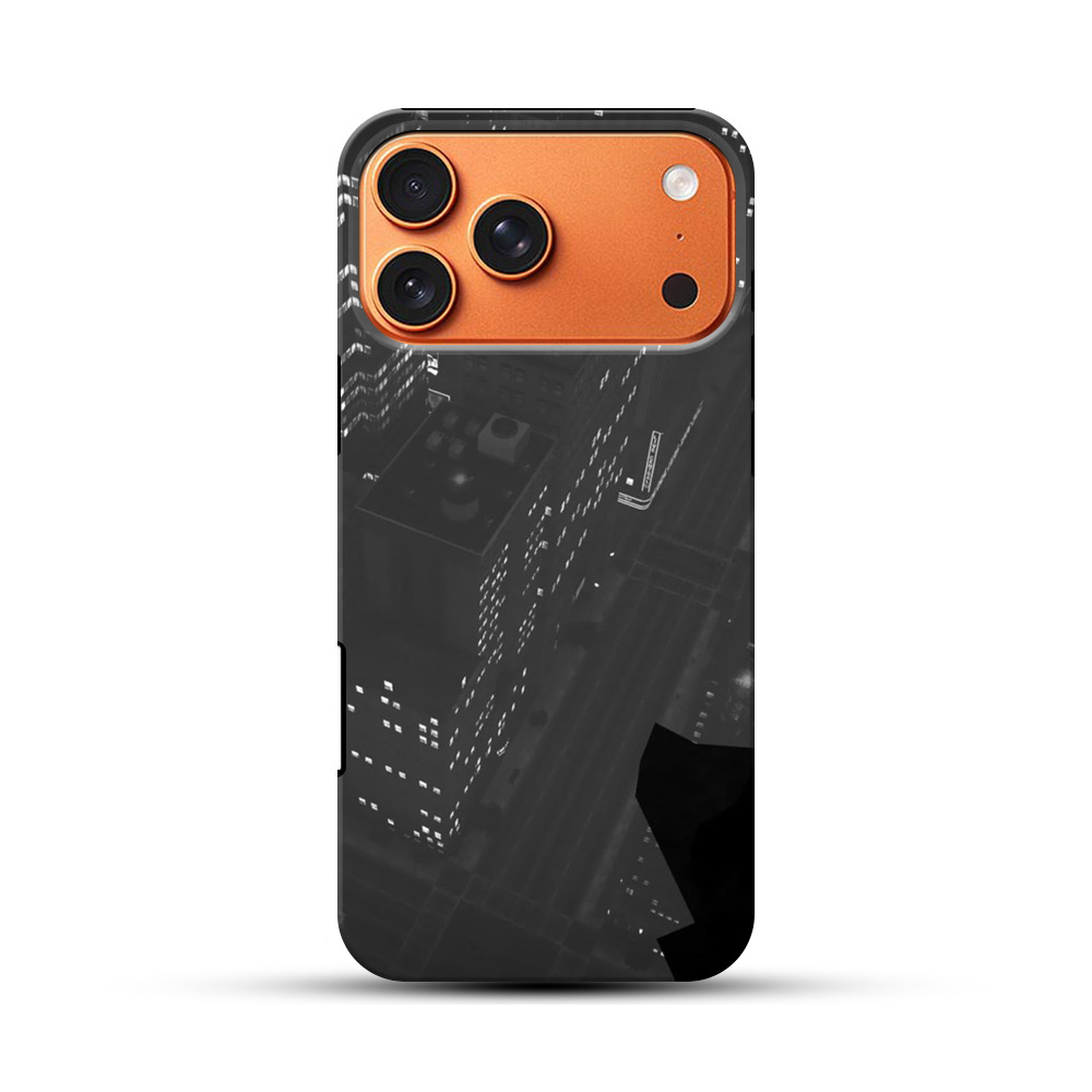 夜の都市シルエット iPhone 17 Pro Maxオリジナル耐衝撃ケース