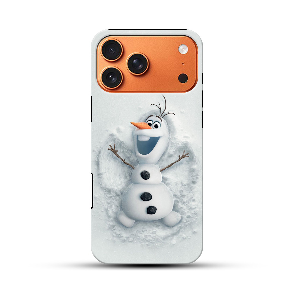 雪だるまオラフ iPhone 17 Pro Maxオリジナル耐衝撃ケース