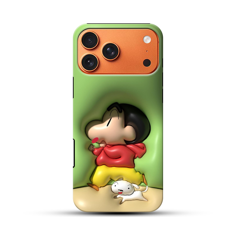 ユニークキャラクターシルエット iPhone 17 Pro Maxオリジナル耐衝撃ケース