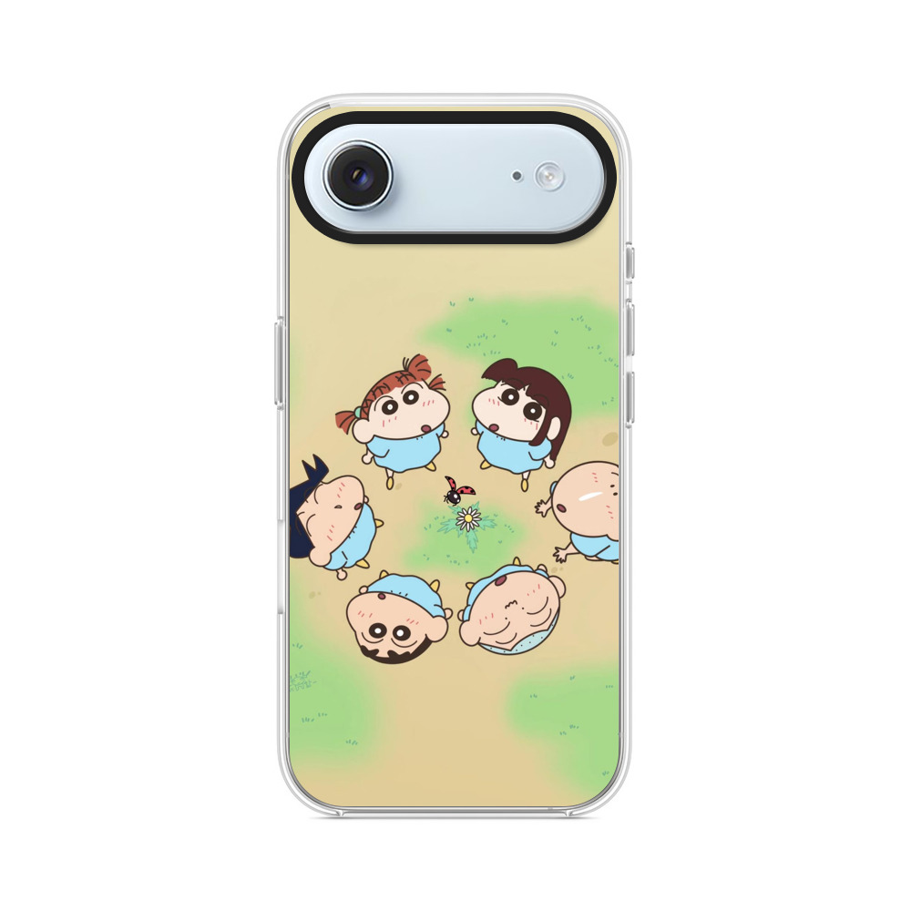 赤ちゃんキャラクターの草原 iPhone Airオリジナルケース