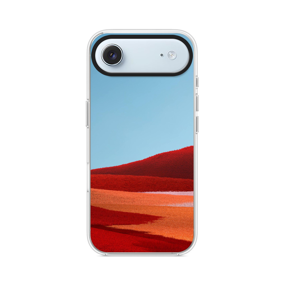 赤い丘と青空 iPhone Airオリジナルケース