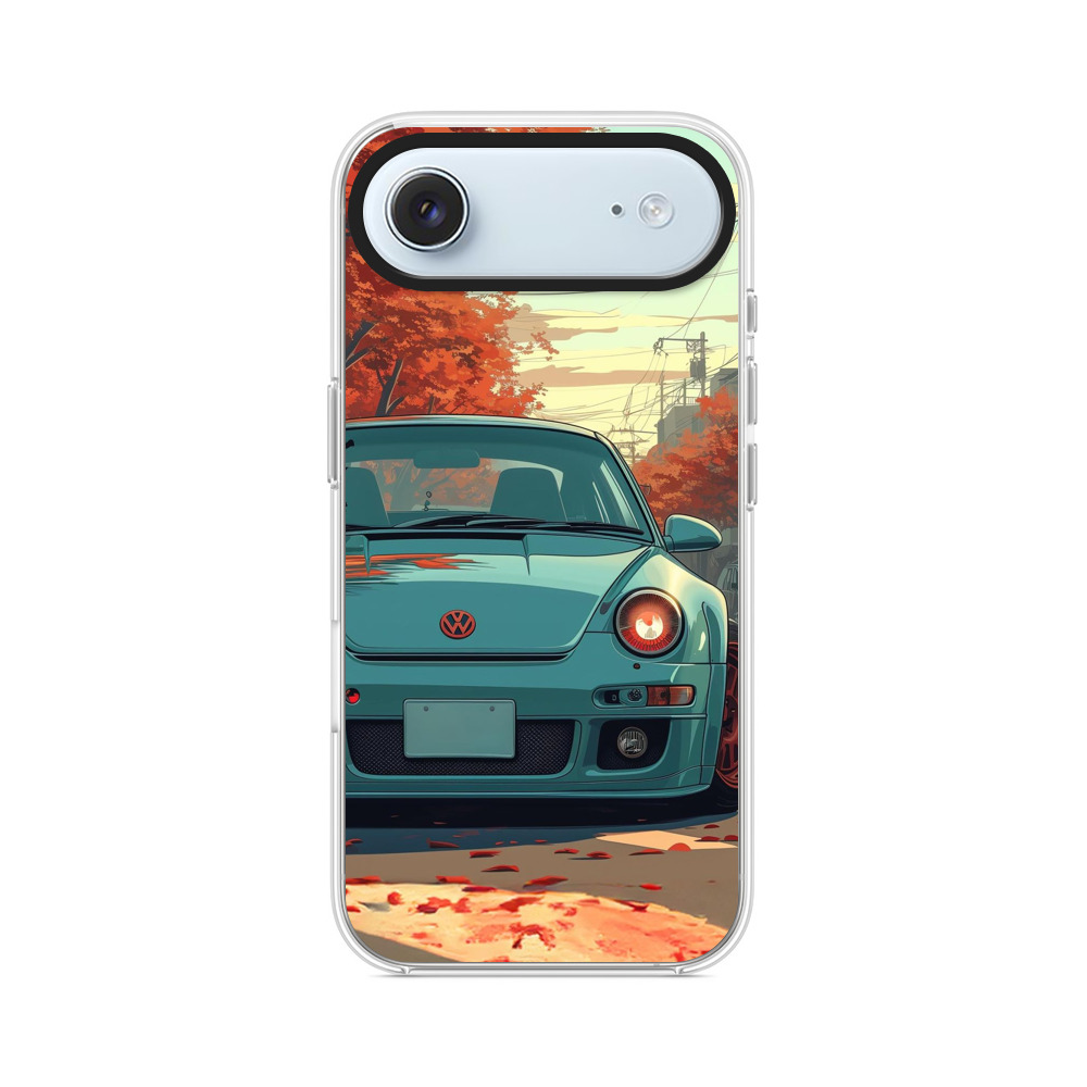 秋紅葉スポーツカー iPhone Airオリジナルケース