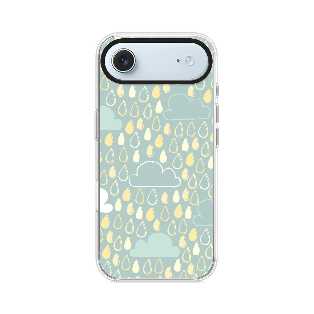 雨のパターン iPhone Airオリジナルケース