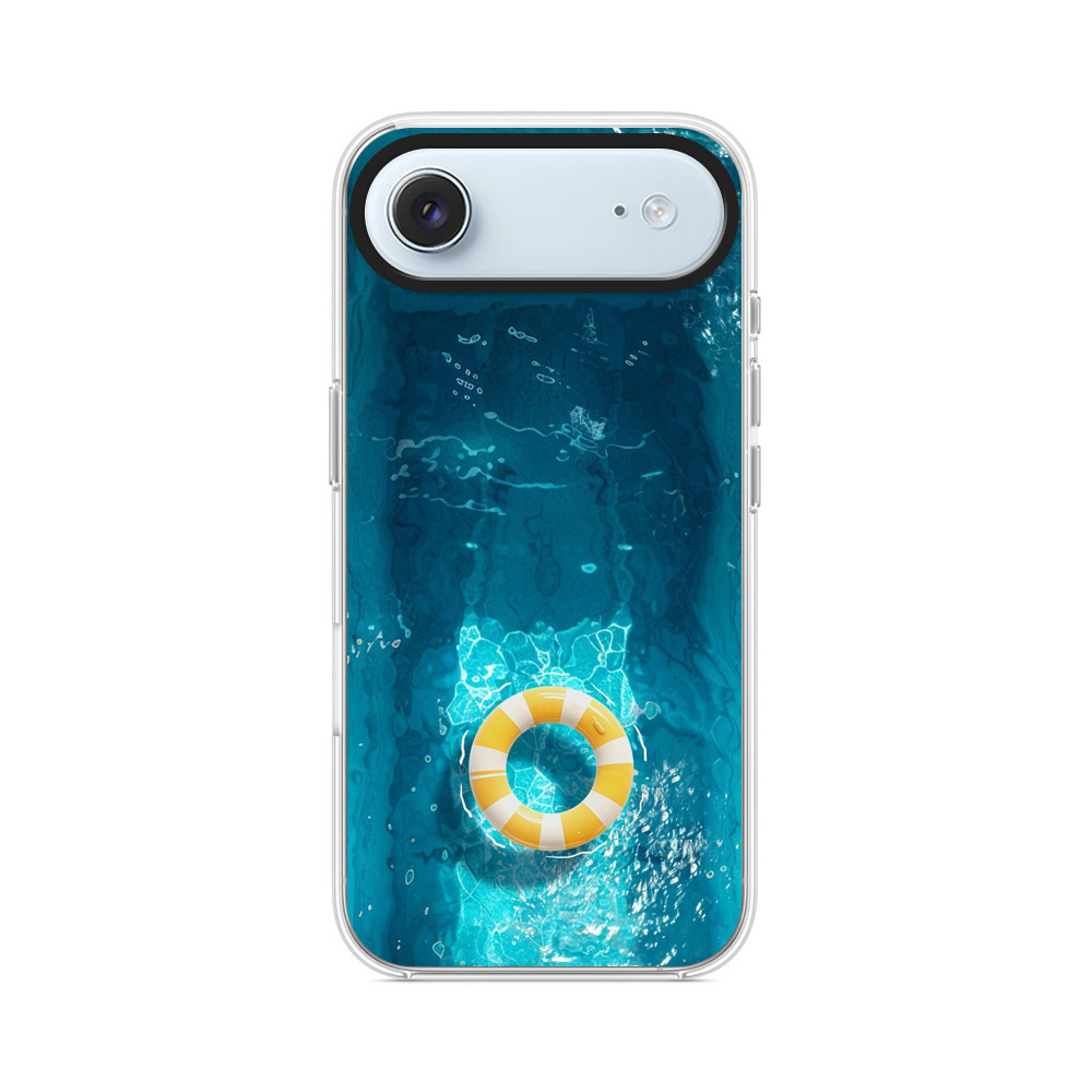 青い水面と浮き輪 iPhone Airオリジナルケース