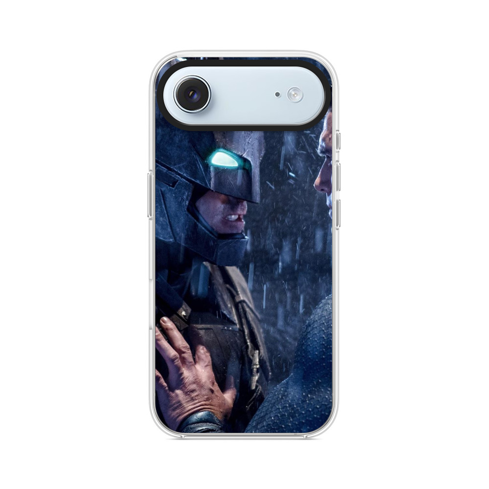 バットマンとスーパーマン対峙 iPhone Airオリジナルケース