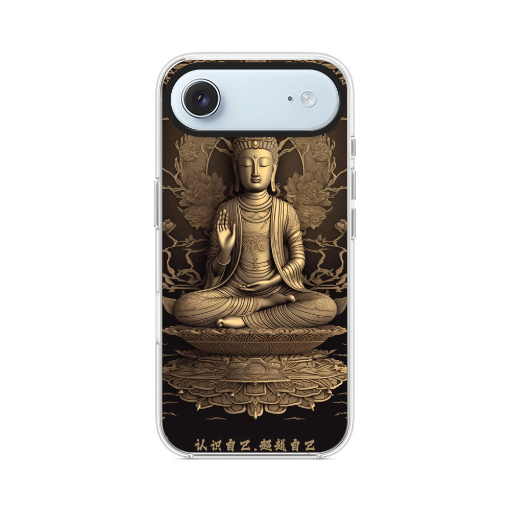 仏像と蓮の花 iPhone Airオリジナルケース