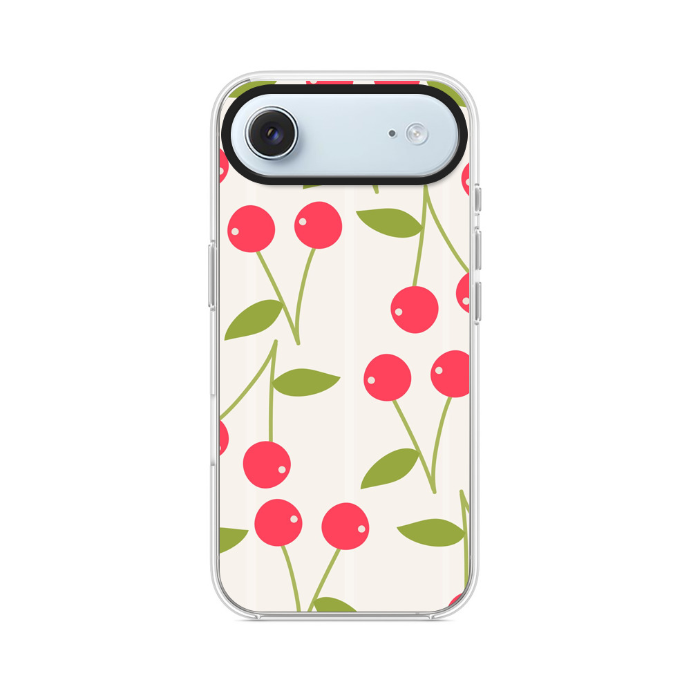 チェリーのパターン iPhone Airオリジナルケース