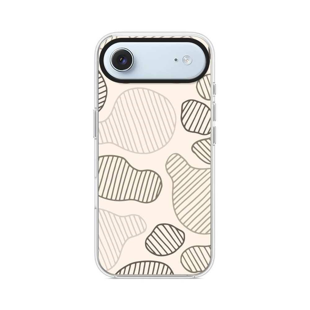 抽象的なストライプ模様 iPhone Airオリジナルケース