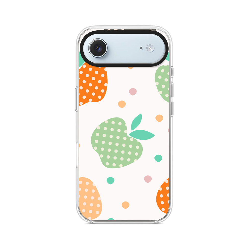 ドット柄のりんごのパターン iPhone Airオリジナルケース